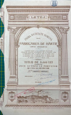 Actiuni Fabrica de Hartie 1946 foto