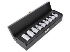 Set Chei Tubulare Torx 9 Bucăți Oțel Crom-Vanadium