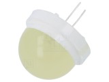 LED galben 20mm cu clipire, 1900-2000mcd, 120&deg;
