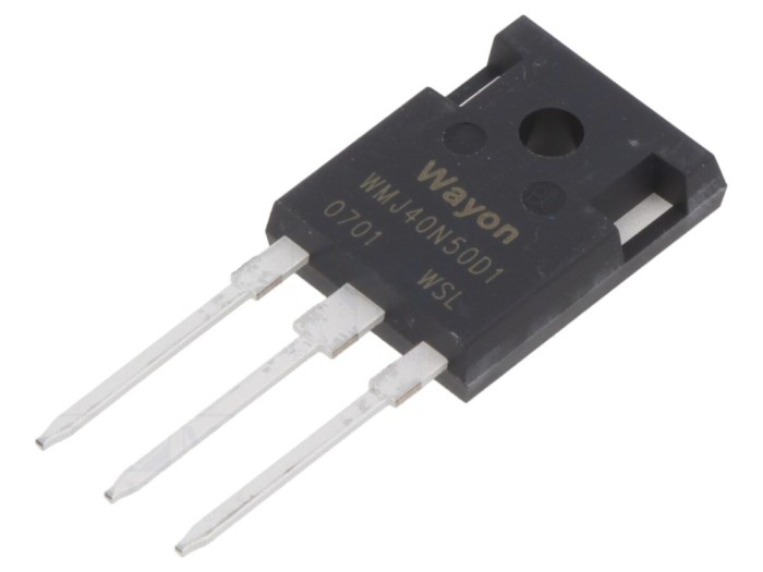 Tranzistor N-MOSFET 500V 40A