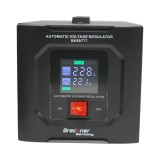 Stabilizator automat de tensiune 2000VA, 1200W, 140-250VAC cu releu monofazat, 2 prize Schuko 230V, afisaj LCD Breckner Germany