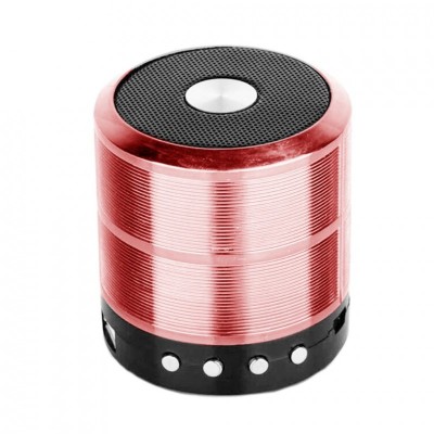 Boxa portabila elSales ELS-887 cu Bluetooth, USB, SD Card, Radio FM, rosu foto