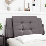 vidaXL Pernă pentru tăblie, gri, 100 cm, piele artificială