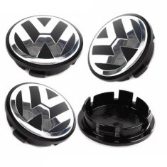 4 capace butuc Volkswagen Passat, Golf ,CC de 52/56mm pentru jante din aluminiu