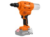 Battery Riveter NEO TOOLS - 18V, fără perii, pentru pop-nituri 2.4x6.4mm