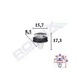 CLIPS FIXARE ELEMENTE EXTERIOR PENTRU FORD TRANSIT 2014 - 8.5X17.3MM ALB - SET 10 BUC 62755