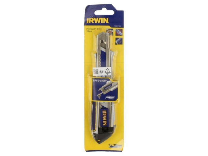 Cuțit universal IRWIN 18mm &ndash; Lama rezistentă și ergonomic&atilde;