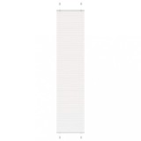 vidaXL Jaluză plisată alb 45x200 cm Lățime țesătură 44,4cm poliester