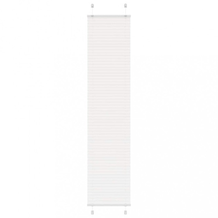 Jaluză plisată alb 50x200 cm Lățime țesătură 49,4cm poliester