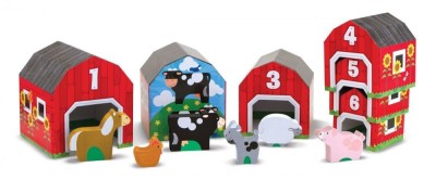 Sortator de forme Casuta cu animale Melissa and Doug foto