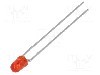 Dioda LED, 3mm, ro&amp;#351;ie, 8,6...30mcd, 10mA, 1,9...2,4V, BROADCOM (AVAGO) - HLMP-1321