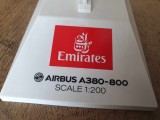 Macheta avion Emirates A380 cu roti | Decoratie | Perfect pt cadou