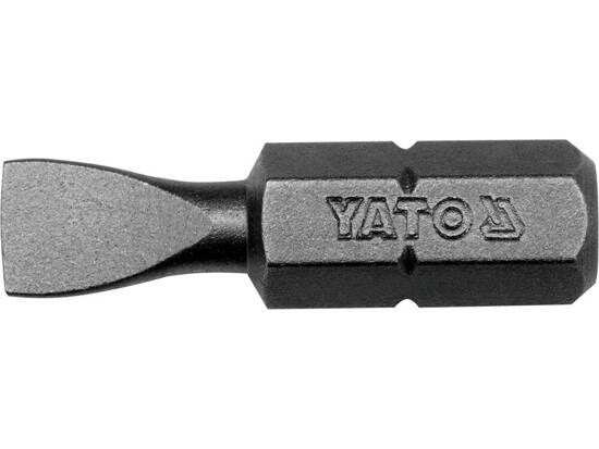 Bit profesional Yato 1 4 , 25mm, cap H6MM, HRC 58-62, realizat din otel forjat, cu acoperire anticoroziva