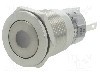 Intrerupator anti-vandalism, ON-(ON), &Oslash;19mm, ONPOW - LAS1-AGQPF-11D/R/24V/S