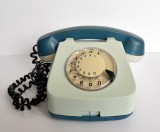 Telefon romanesc cu disc tip RS-72492, model EM-72, vintage din anii 70