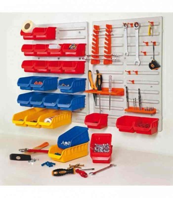 Organizator de perete cu 43 piese 840 mm x 590 mm x 20 mm HANDY 10944 foto