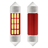 Led Canbus 4014 12smd Festoon C5w C10w C3w 36mm Alb 12v/24v Amio 01632, General