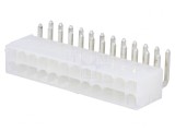 Soclu cablu-placă tată 4,2mm 24 pini THT 600V 9A