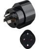 Adaptor calatorie CEE 7/3 Schuko mama la priza US /Japonia Tip B /NEMA 5-15 /3 pini negru