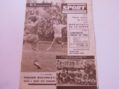Revista SPORT-nr.11/06.1966 (Petrolul,Stiinta Craiova,Dinamo Pitesti) foto