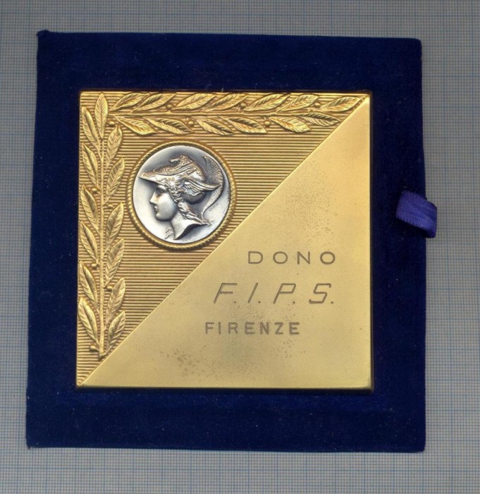 AX 163 PLACHETA- FEDERATIA ITALIANA DE PESCUIT SPORTIV -DONO F.I.P.S. FIRENZE