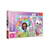 Puzzle 24 piese, Gabby&amp;#039;s DollHouse, pentru copii, ATU-087117, Oem