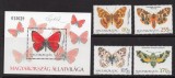 UNGARIA 2011, Fauna, Fluturi, serie neuzata, MNH