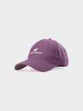 Șapcă cu cozoroc strapback unisex - culoarea burgundy, 4F Sportswear