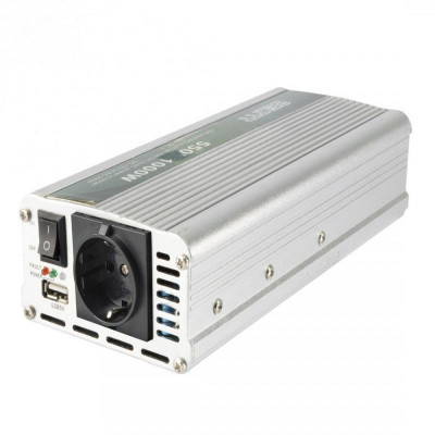 Convertor tensiune, 12v dc 220v ac, usb, protectie supraincalzire, sal foto