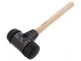 Ciocan general 400mm 1692g cu cap cauciuc rotund 60mm