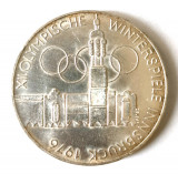AUSTRIA 100 SILINGI SCHILLING XII OLYMPISCHE WINTERSPIELE INSBRUCK 1976 XF, Europa, Argint