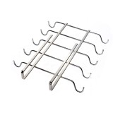 Suport suspendabil metalic Pufo de bucatarie pentru cani si cesti, 22 x 27 cm, argintiu