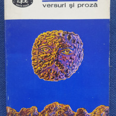 Ion Barbu, versuri si proza, ed Minerva 1970