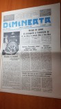 ziarul dimineata 14 aprilie 1990-amanarea vizitei regelui mihai in romania