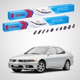 Cumpara ieftin Stergatoare Mitsubishi Galant VI Sedan (EA_) 1996-2003 | Set Fata Flat Premium - TeamCar