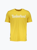 Cumpara ieftin Tricou barbati cu imprimeu cu logo din bumbac, Galben, M, Timberland