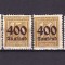 ✅ (S43) Germania Reich 1923 &quot; Supratipar inflatie pe uzuale &quot; serie Michel 297/300 , MNH + una MH