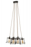 Mauro Ferretti CANDELABRU IN STIL INDUSTRIAL STICK 6 LUMINI CM 16X16X16 (SINGUR)