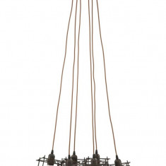 Mauro Ferretti CANDELABRU IN STIL INDUSTRIAL STICK 6 LUMINI CM 16X16X16 (SINGUR)