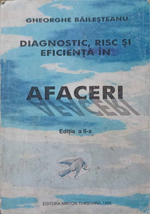 DIAGNOSTIC, RISC SI EFICIENTA IN AFACERI-GHEORGHE BAILESTEANU