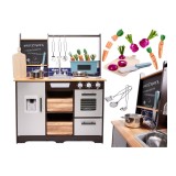 Bucatarie de jucarie, din lemn pentru copii, mdf, LOFT XXL, cu accesorii, 96 cm