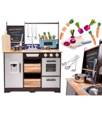 Bucatarie de jucarie, din lemn pentru copii, mdf, LOFT XXL, cu accesorii, 96 cm