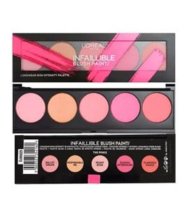 Trusa machiaj farduri de obraz Loreal Paris Infaillible Blush Paint Pinks