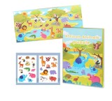 Plansa educativa cu piese magnetice animalute, African Animals, 25 piese