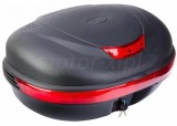Cumpara ieftin Cutie Portbagaj Moto Mare Motorevolution, Top Case Scuter cu Stop Reflectorizant, Sistem Prindere si Cheie, 56x48x28cm