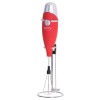 Mixer de lapte Camry, include un suport pentru mixer si un batator de oua din inox, Rosu