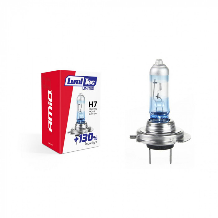 Bec halogen h7 12v 55w lumitec limited + 130%