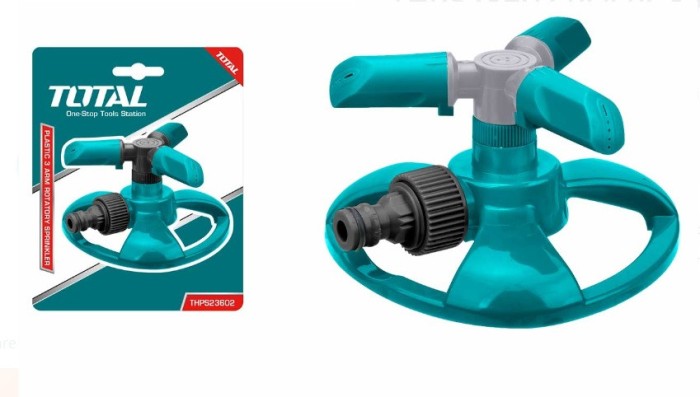 TOTAL - ASPERSOR 3 BRATE DIMENSIUNE 16.5*14*8cm PowerTool TopQuality