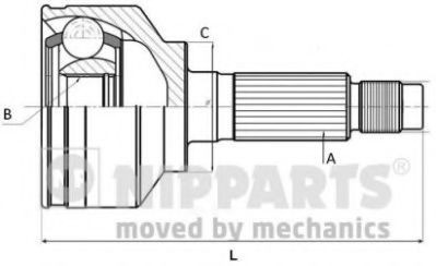 Kit cap planetara NISSAN PICK UP II (D21) (1985 - 1998) NIPPARTS J2821033 foto