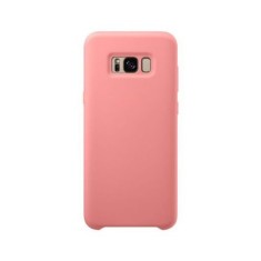 Husa din silicon cu interior de catifea soft compatibil Samsung Galaxy S8 -ROZ